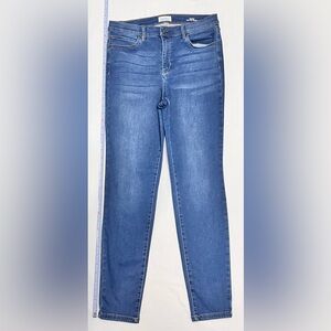 Nicole Miller Women’s 12 Soho High Rise Skinny Blue Denim Jeans